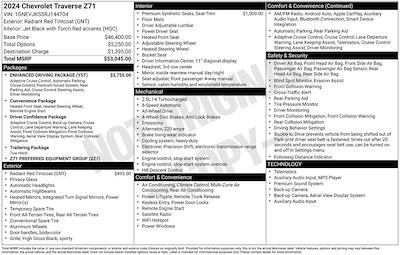 Used 2024 Chevrolet Traverse - photo 1