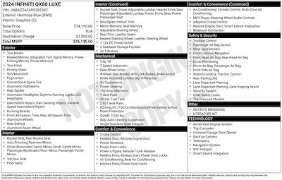 Used 2024 Infiniti QX80 - photo 1