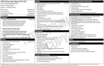 Used 2023 Chevrolet Tahoe - photo 1