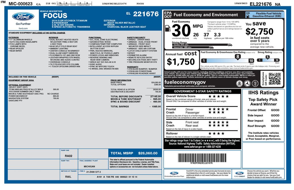 Used 2014 Ford Focus - photo 7