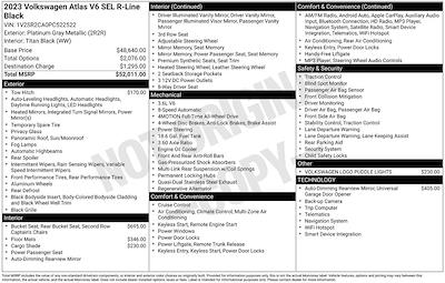 Used 2023 Volkswagen Atlas - photo 1