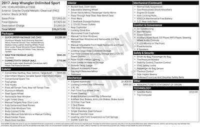 Used 2017 Jeep Wrangler - photo 1