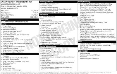 Used 2025 Chevrolet Trailblazer - photo 1