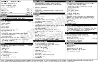 Used 2023 GMC Yukon - photo 1