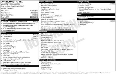 Used 2006 Hummer H3 - photo 1