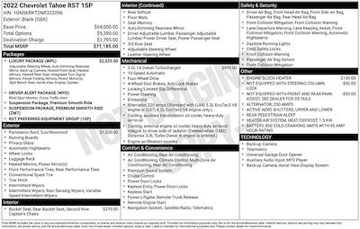 Used 2022 Chevrolet Tahoe - photo 1