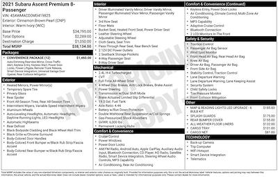 Used 2021 Subaru Ascent - photo 1