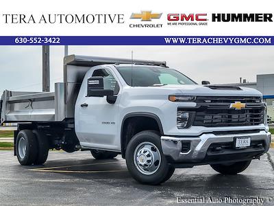 New 2025 Chevrolet Silverado 3500 Regular Cab 4WD 11' Air-Flo Stainless Steel Dump Truck for sale #T50602 - photo 1