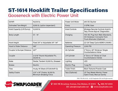 New 2025 Swaploader Roll Off Trailer 12001200 for sale #12001200 - photo 2