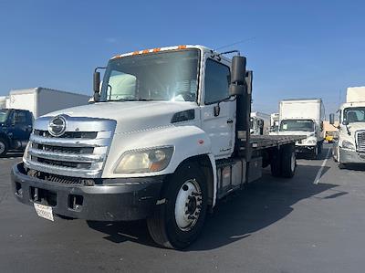 Used 2018 Hino 268A Single Cab Flatbed Truck for sale #168851 - photo 1
