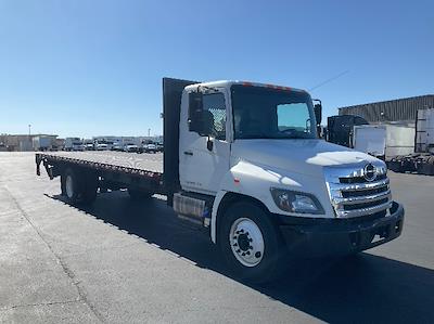 Used 2018 Hino 268A Single Cab Morgan Truck Body Flatbed Truck for sale #169845 - photo 1
