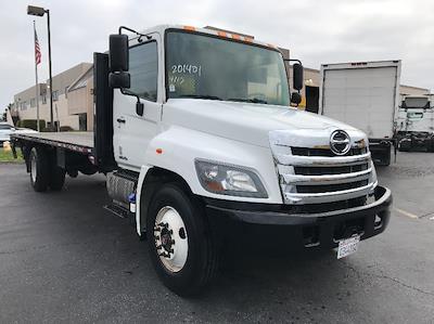 Used 2018 Hino 268A Single Cab Flatbed Truck for sale #201401 - photo 1