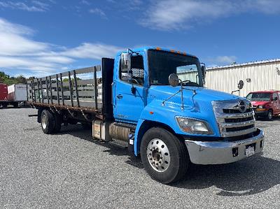 Used 2019 Hino 338 Single Cab Morgan Truck Body Flatbed Truck for sale #241254 - photo 1