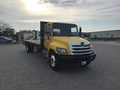 Used 2019 Hino 338 Single Cab Flatbed Truck for sale #322602 - photo 1