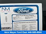 Used 2023 Ford Bronco Raptor for sale #SED96170A - photo 38