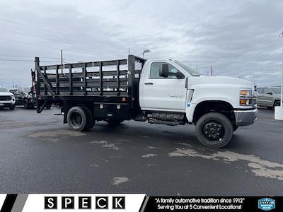 2024 Chevrolet Silverado 5500 Regular Cab DRW 4WD Stake Bed for sale #C586536 - photo 1
