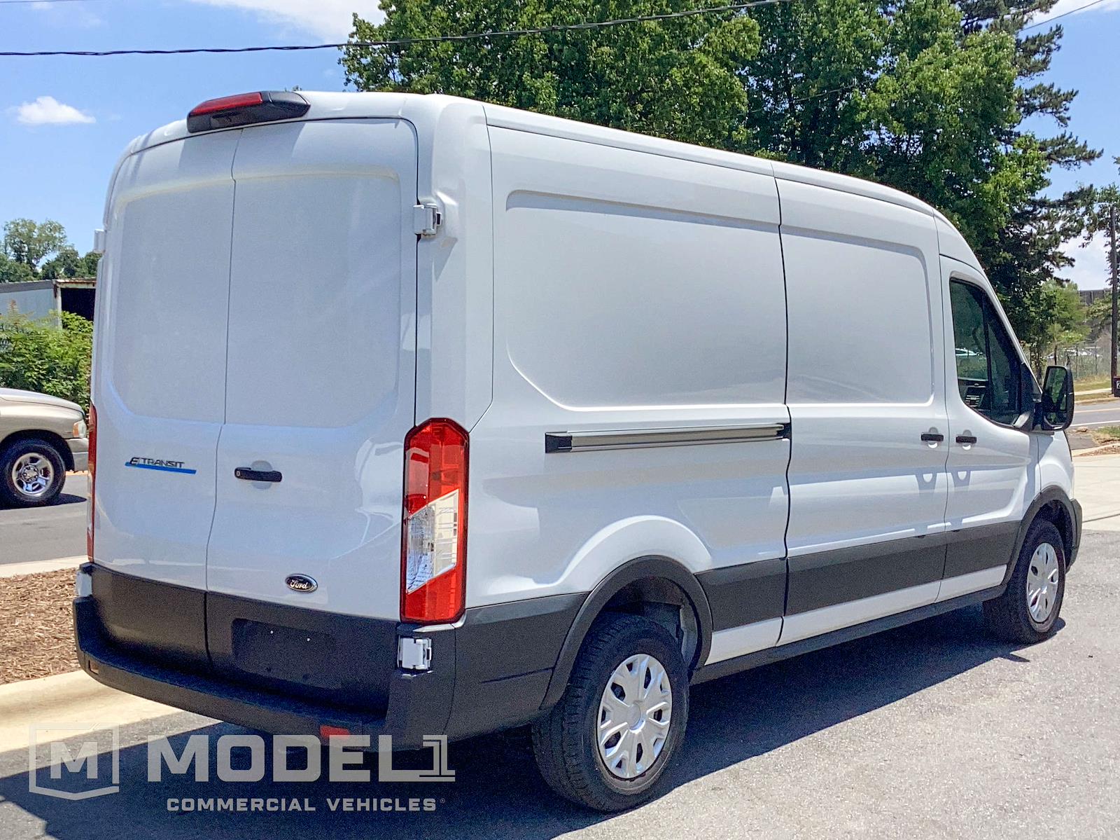 New 2023 Ford E-Transit 350 Medium Roof Upfitted Cargo Van - photo 2