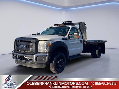 Used 2014 Ford F-550 Regular Cab Flatbed Truck for sale #K9863 - photo 1