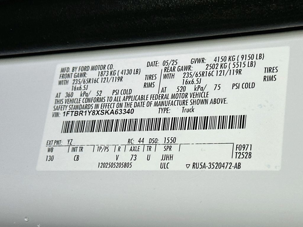Used 2025 Ford Transit 250 Low Roof Empty Cargo Van - photo 22