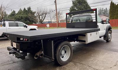 Used 2014 Ford F-550 Regular Cab Flatbed Truck for sale #1FDUF5GT3EEB69559 - photo 2