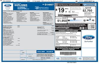 2017 Ford Explorer 4WD SUV for sale #260641B - photo 2