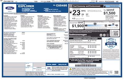 2023 Ford Explorer 4WD SUV for sale #261420A - photo 2