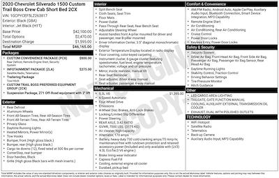 Used 2020 Chevrolet Silverado 1500 Custom Crew Cab for sale #P16929A - photo 2