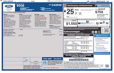 2019 Ford Edge FWD SUV for sale #P17127B - photo 2