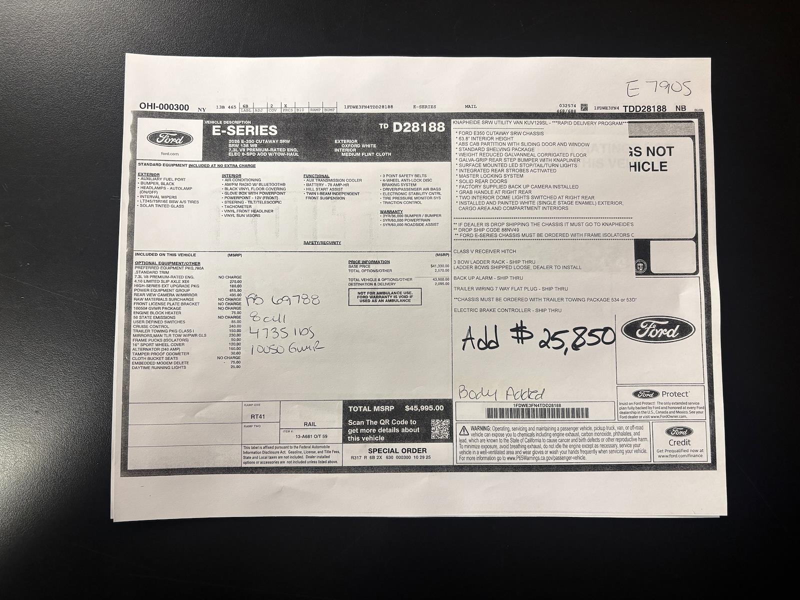 New 2026 Ford E-350 - photo 32