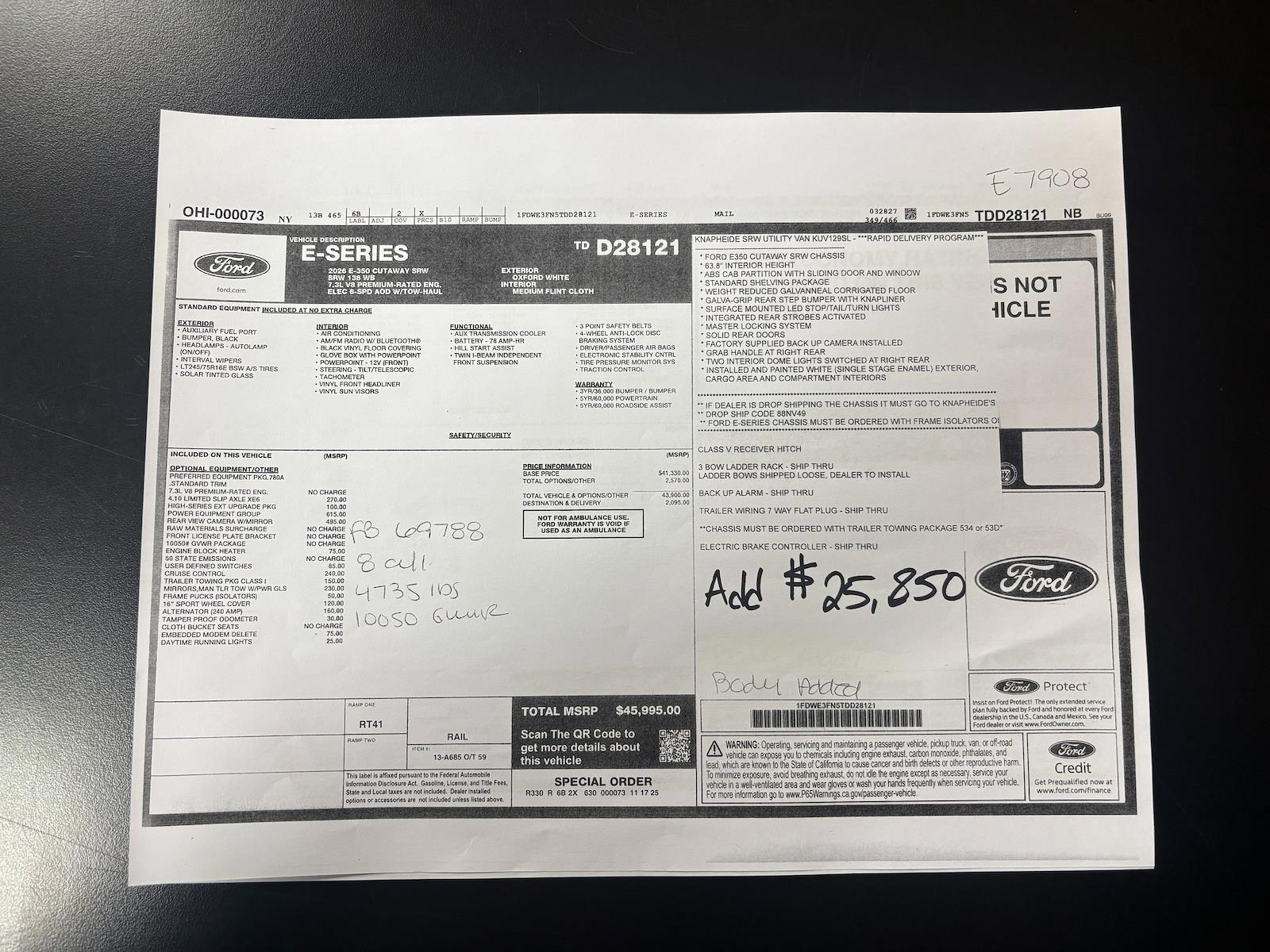 New 2026 Ford E-350 - photo 28