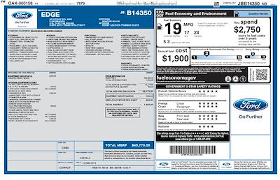 2018 Ford Edge AWD SUV for sale #FE2680A - photo 2