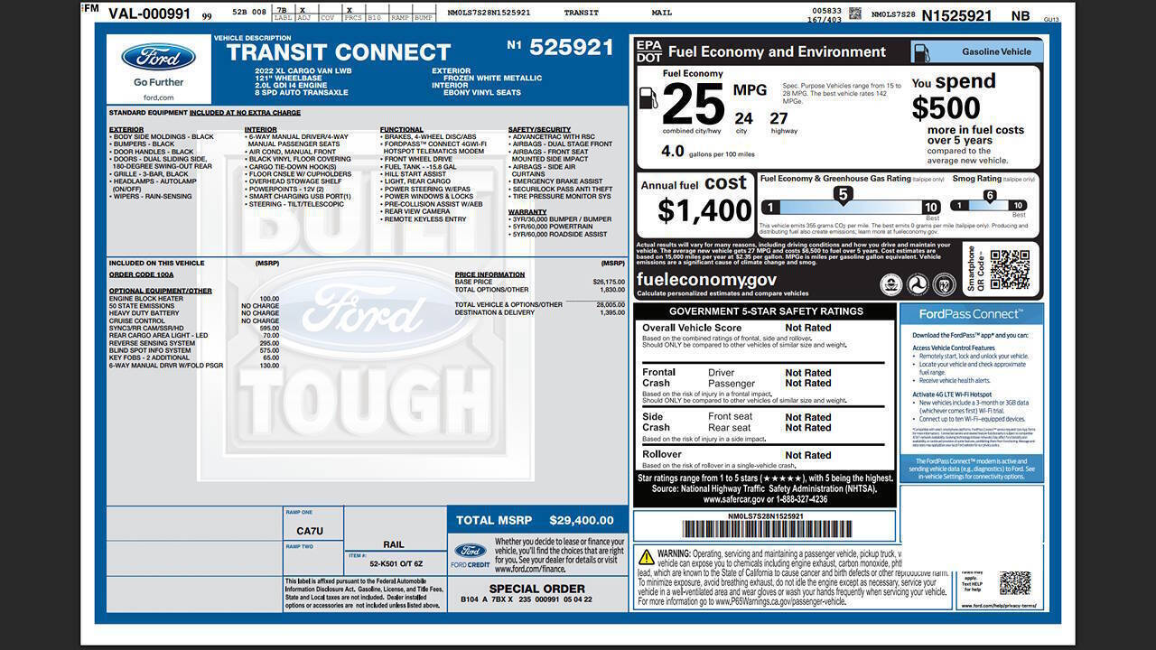 Used 2022 Ford Transit Connect - photo 11