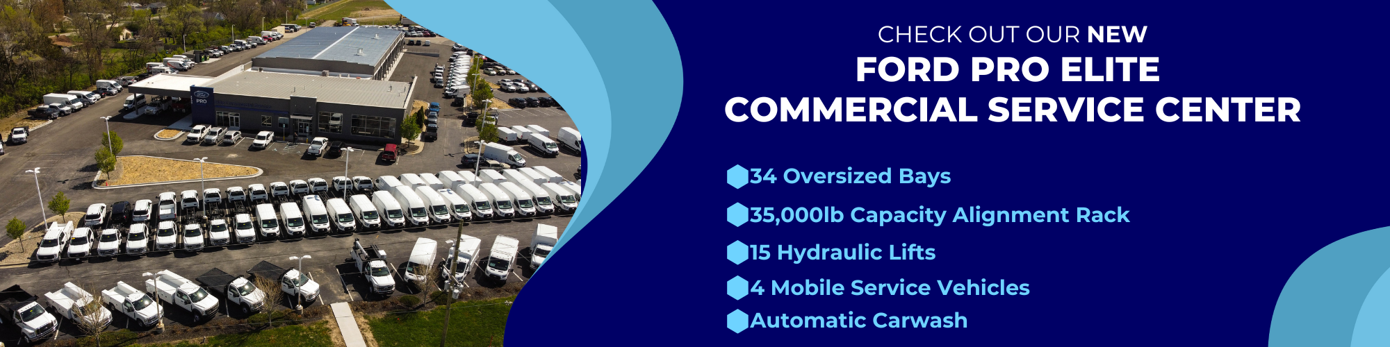 Check out the new Ford Pro Elite Commercial Service Center at Mohr Ford