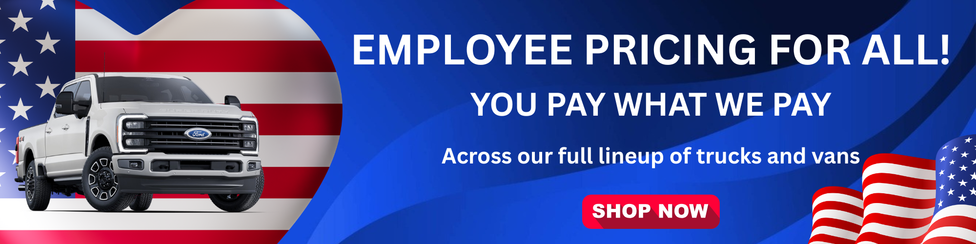 Employee Pricing for all at Mohr Ford