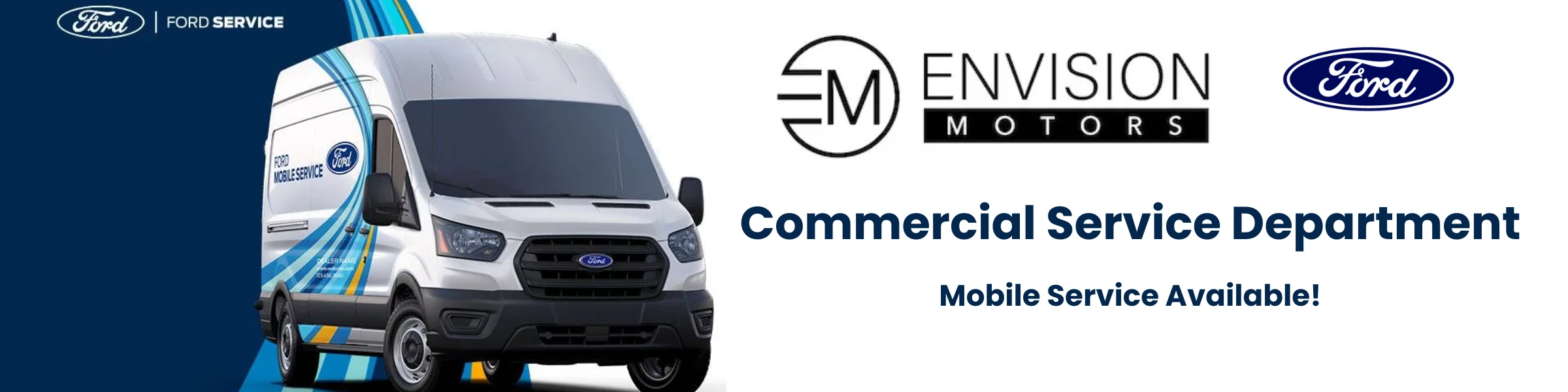 Envision Ford of Duarte offers commercial vehicle service and mobile service in Duarte, CA