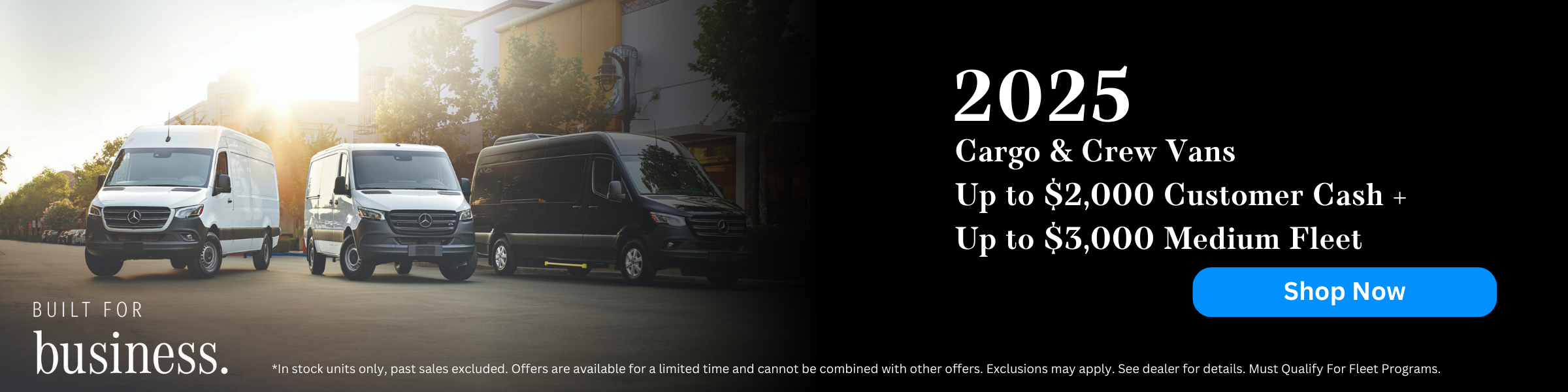 2025 Cargo & Crew Customer Cash at Mercedes-Benz of Hampton