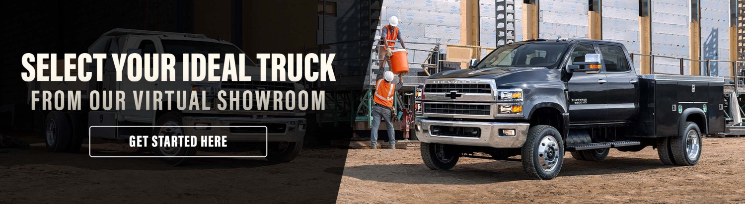 Select Your Ideal Truck from our vitrual showroom. Get Started Here.