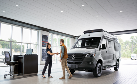 Mercedes-Benz Sprinter Van handshake