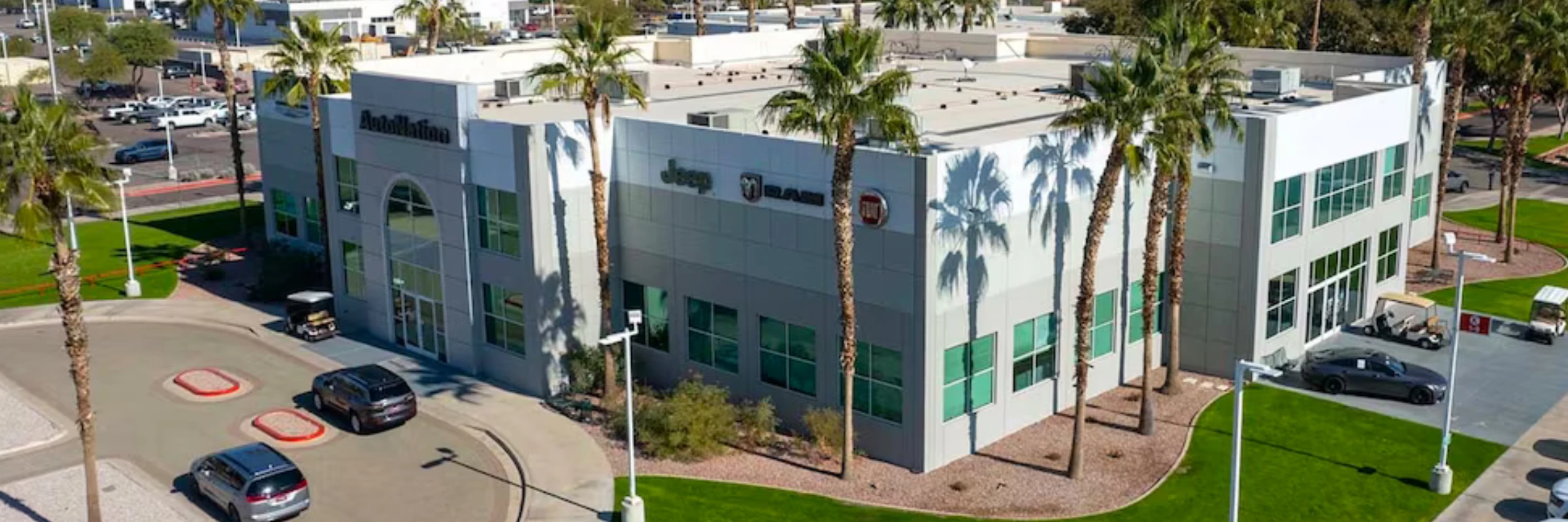 AutoNation Chrysler Dodge Jeep Ram of North Phoenix commercial vehicle dealership in Phoenix, AZ.