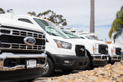 Electricians Work Trucks from Aaron Ford of Escondido