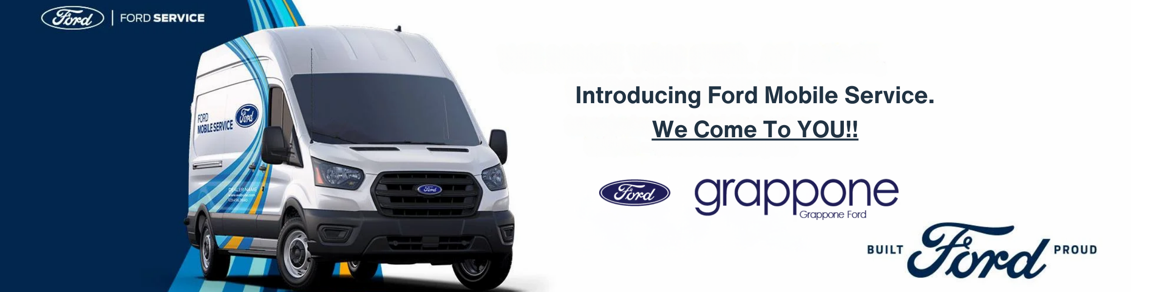 Ford Mobile Service unit at Grappone Ford Pro Commercial Vehicle Center in Bow, NH.