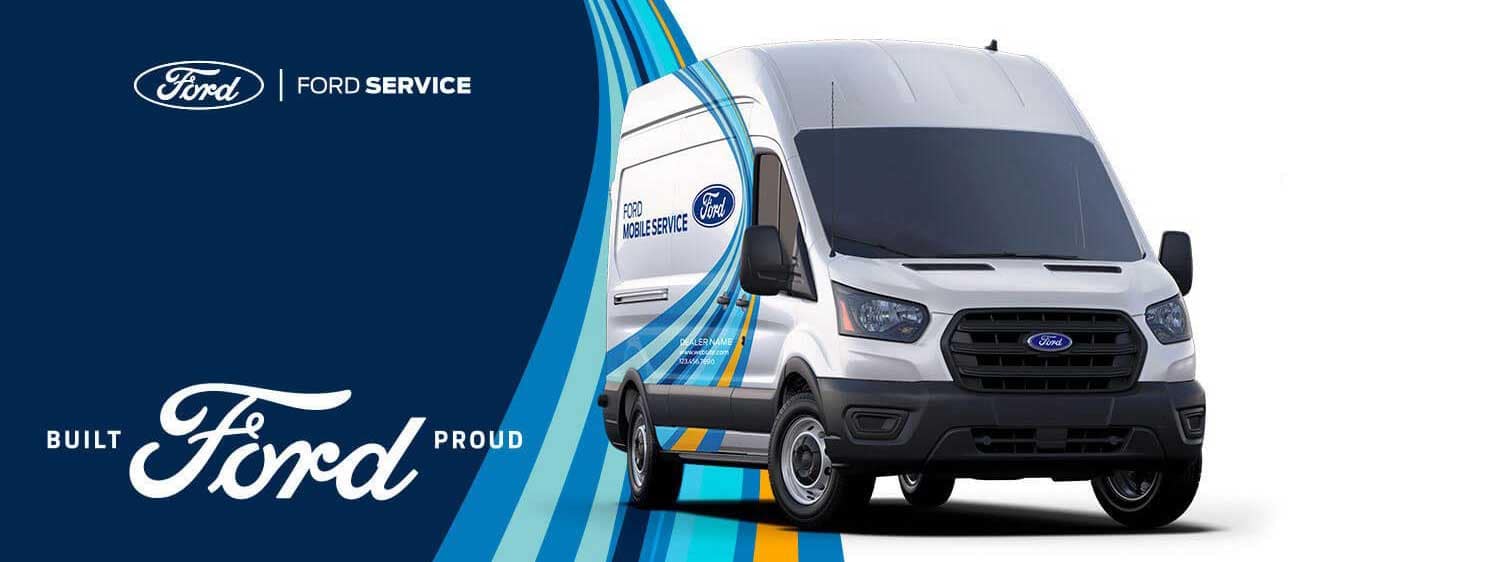 Fritts Ford Fleet Center Mobile Service Unit. On-site commercial vehicle maintenance in Southern California