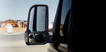 Blind Spot Assist in the Sprinter Cargo Van Infotainment System