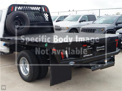 New 2023 Ram 5500 Tradesman Regular Cab 4WD 11' 6" Knapheide Steel Flatbed Truck with Gooseneck Hitch for sale #F3R5C2253 - photo 1