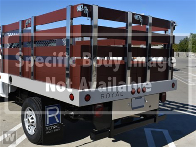 2023 Chevrolet Silverado 5500 Regular Cab DRW 4x2, Royal Truck Body Flat/Stake Bed for sale #3230166 - photo 1