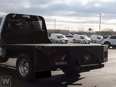 New 2025 GMC Sierra 3500 Pro Crew Cab 4WD 9' 4" Bedrock Steel Flatbed Truck for sale #153123 - photo 1