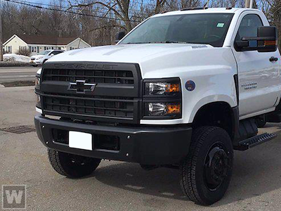 New 2021 Chevrolet Silverado 5500 Work Truck Regular Cab 4x4 12' PJ's Flatbed Truck for sale #26875 - photo 1
