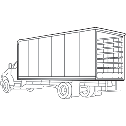 Box Truck wireframe image