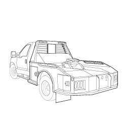 Hauler Body wireframe image