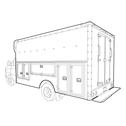 Service Utility Van wireframe image